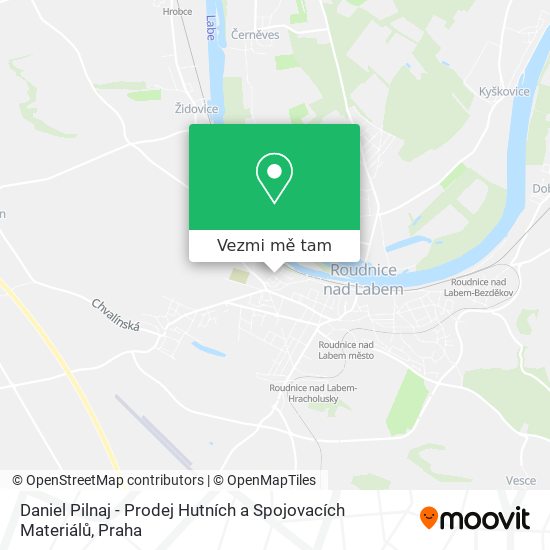 Daniel Pilnaj - Prodej Hutních a Spojovacích Materiálů mapa