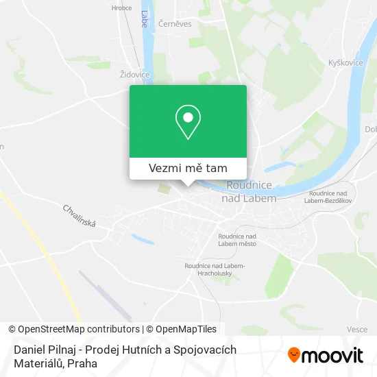Daniel Pilnaj - Prodej Hutních a Spojovacích Materiálů mapa