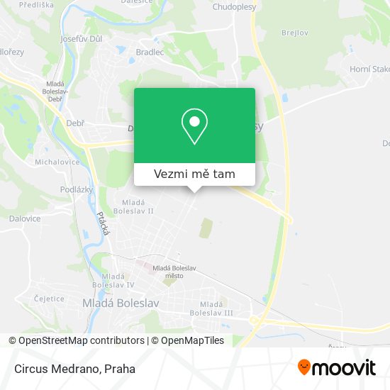 Circus Medrano mapa