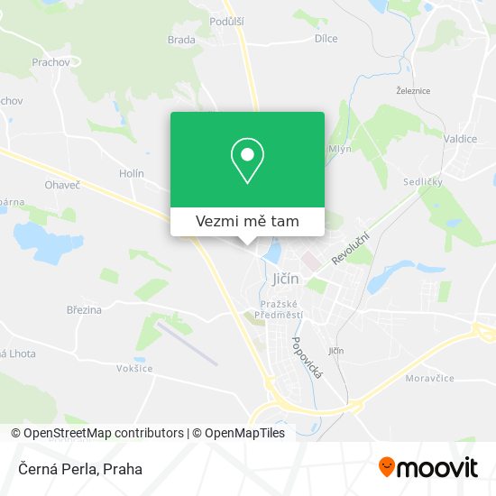 Černá Perla mapa