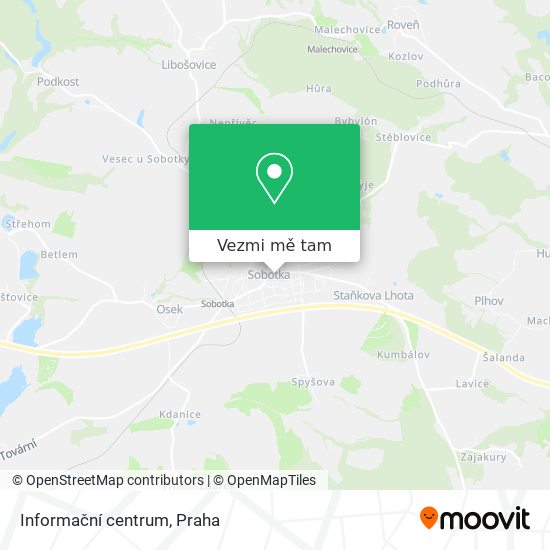 Informační centrum mapa