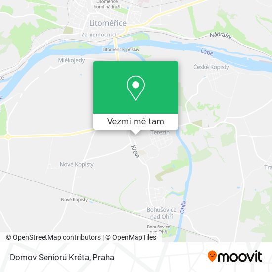 Domov Seniorů Kréta mapa