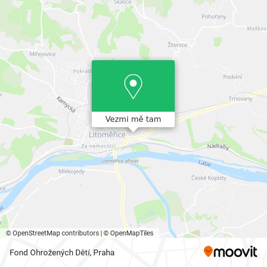 Fond Ohrožených Dětí mapa