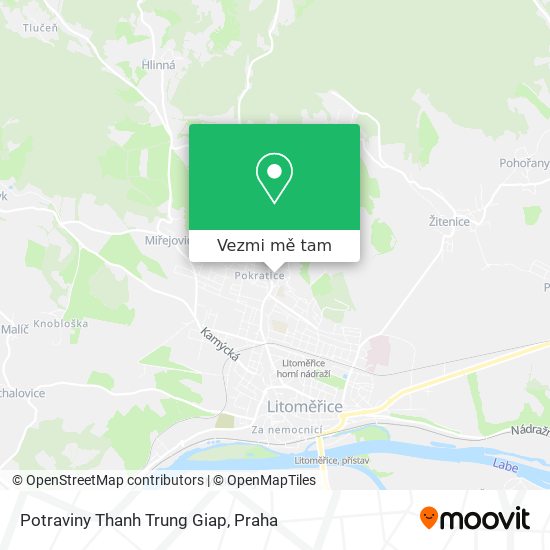 Potraviny Thanh Trung Giap mapa