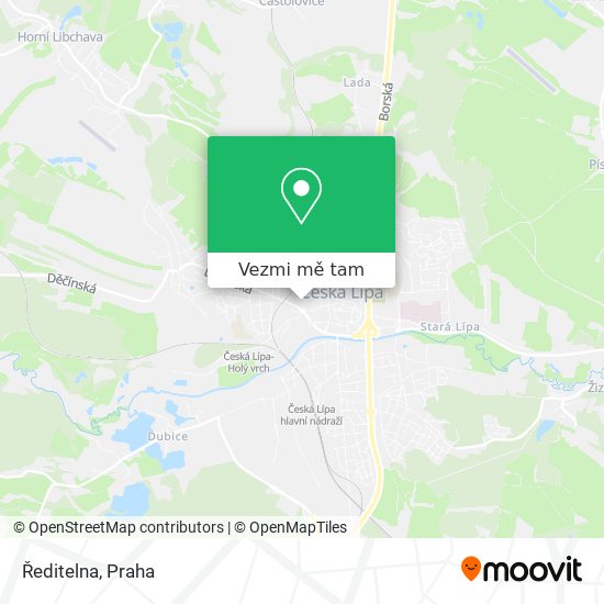 Ředitelna mapa