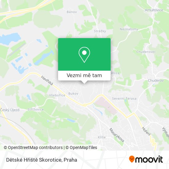 Dětské Hřiště Skorotice mapa