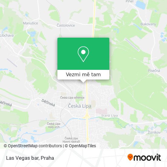 Las Vegas bar mapa