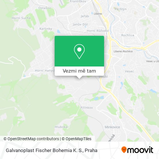 Galvanoplast Fischer Bohemia K. S. mapa