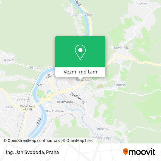 Ing. Jan Svoboda mapa
