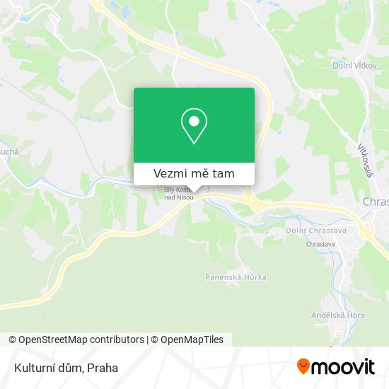 Kulturní dům mapa