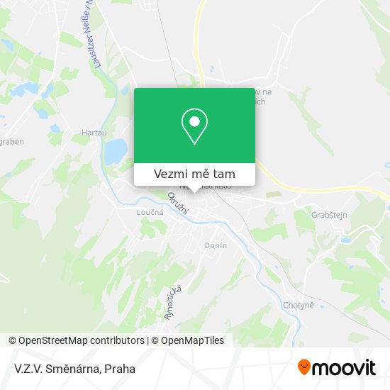 V.Z.V. Směnárna mapa