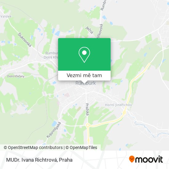 MUDr. Ivana Richtrová mapa