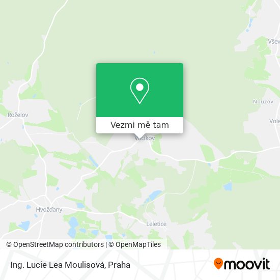 Ing. Lucie Lea Moulisová mapa