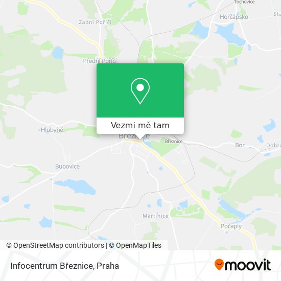 Infocentrum Březnice mapa