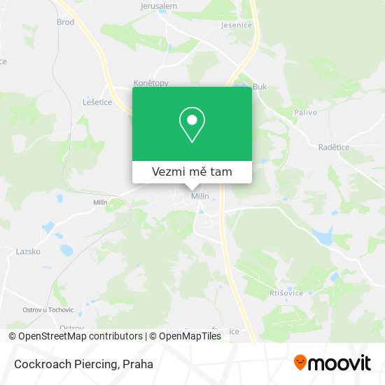 Cockroach Piercing mapa