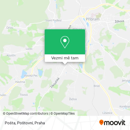 Pošta, Poštovní mapa