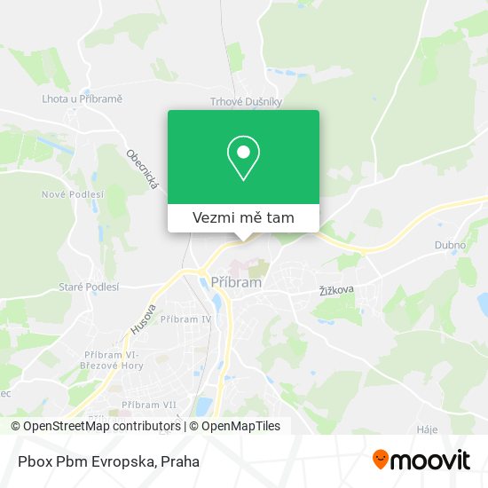 Pbox Pbm Evropska mapa