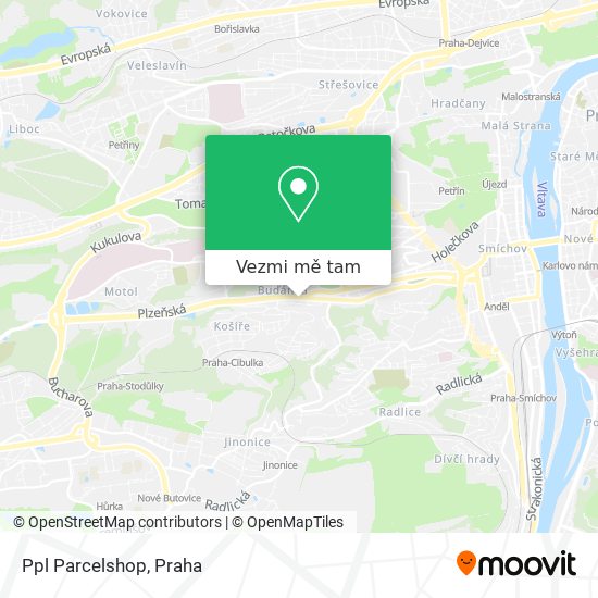 Ppl Parcelshop mapa