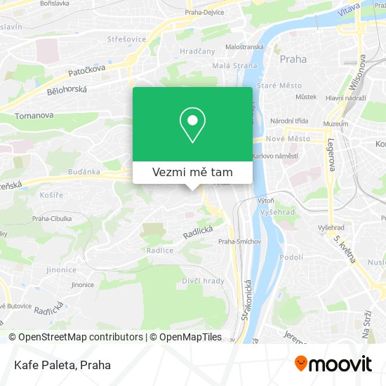 Kafe Paleta mapa