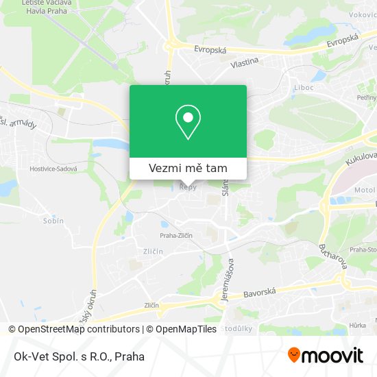 Ok-Vet Spol. s R.O. mapa