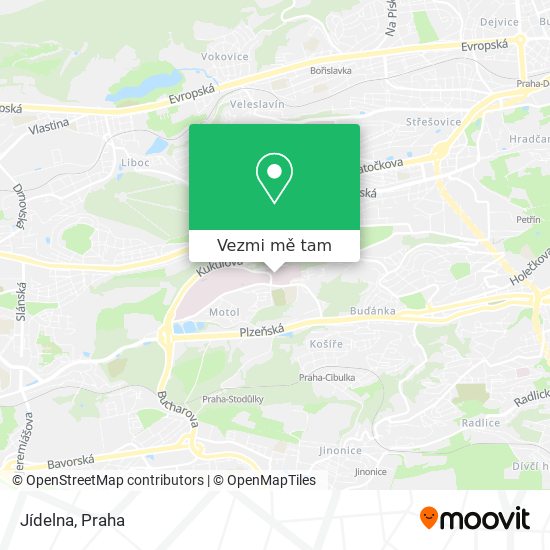 Jídelna mapa
