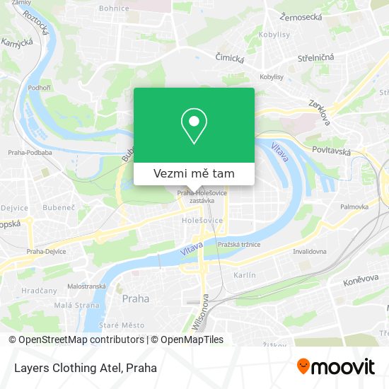 Layers Clothing Atel mapa
