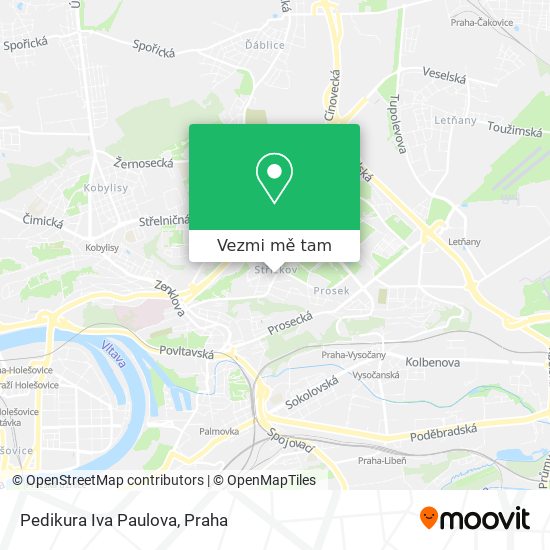 Pedikura Iva Paulova mapa