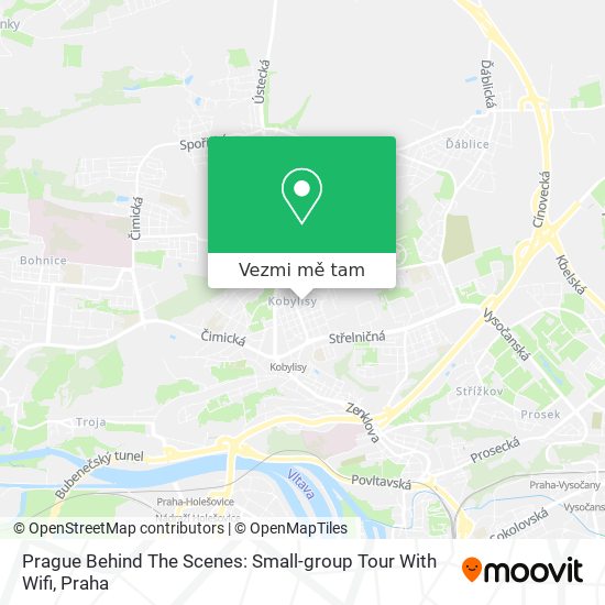 Prague Behind The Scenes: Small-group Tour With Wifi mapa
