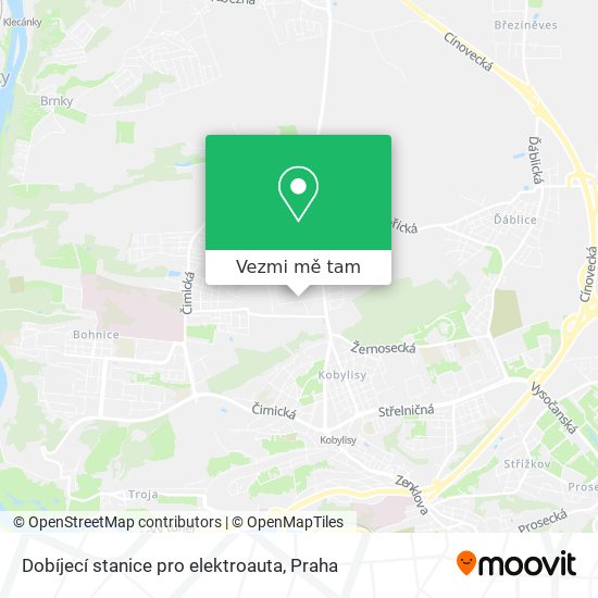 Dobíjecí stanice pro elektroauta mapa