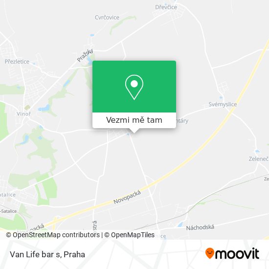 Van Life bar s mapa