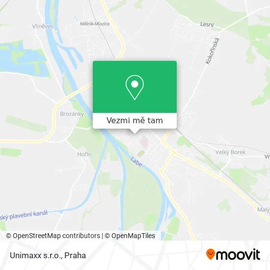 Unimaxx s.r.o. mapa