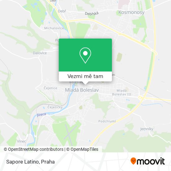 Sapore Latino mapa