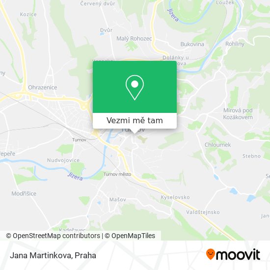 Jana Martinkova mapa