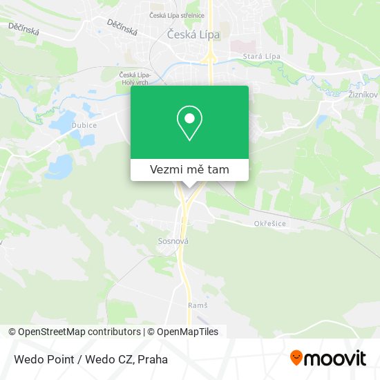 Wedo Point / Wedo CZ mapa