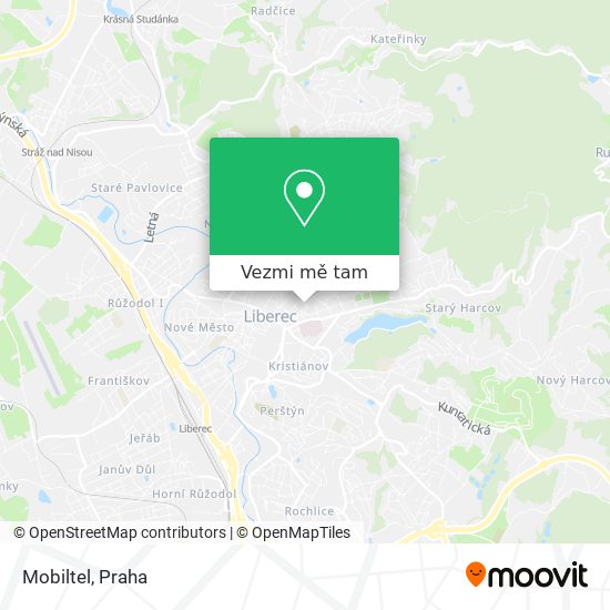 Mobiltel mapa