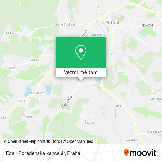 Eos - Poradenská kancelář mapa