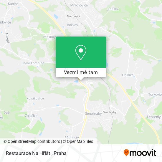 Restaurace Na Hřišti mapa