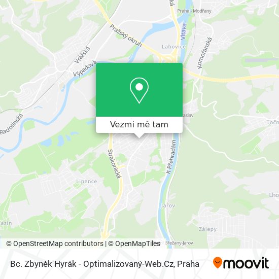 Bc. Zbyněk Hyrák - Optimalizovaný-Web.Cz mapa