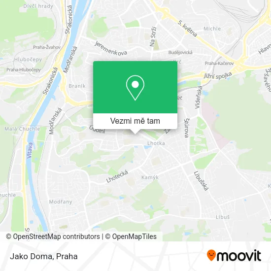 Jako Doma mapa
