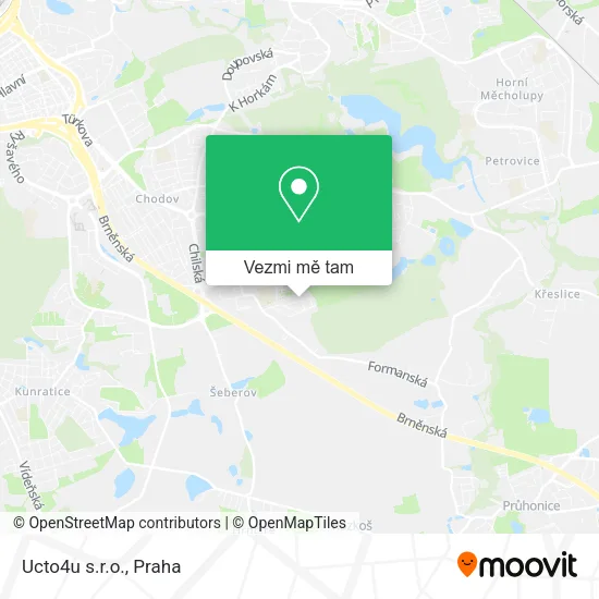 Ucto4u s.r.o. mapa