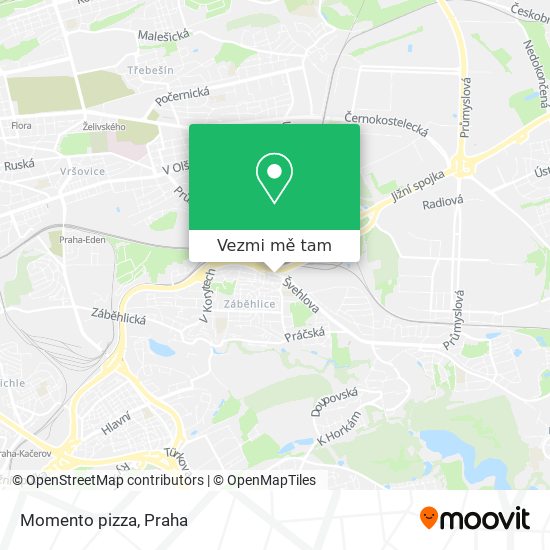 Momento pizza mapa