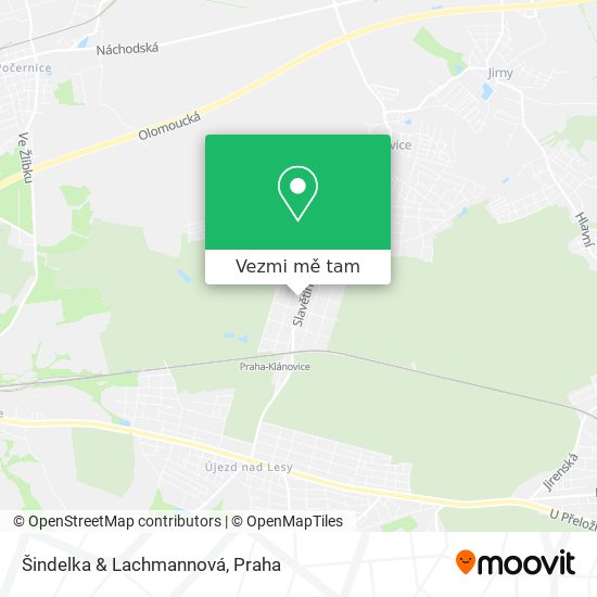 Šindelka & Lachmannová mapa