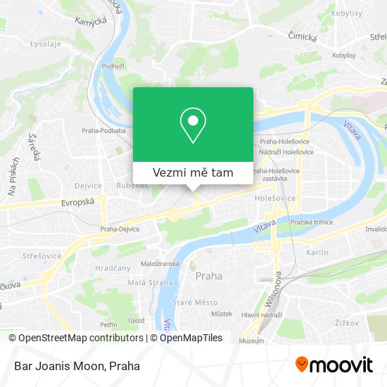 Bar Joanis Moon mapa