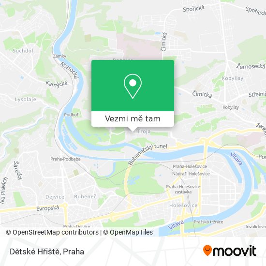 Dětské Hřiště mapa