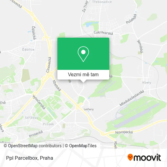 Ppl Parcelbox mapa