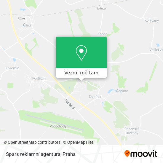 Spars reklamní agentura mapa