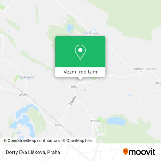 Dorty Eva Lišková mapa