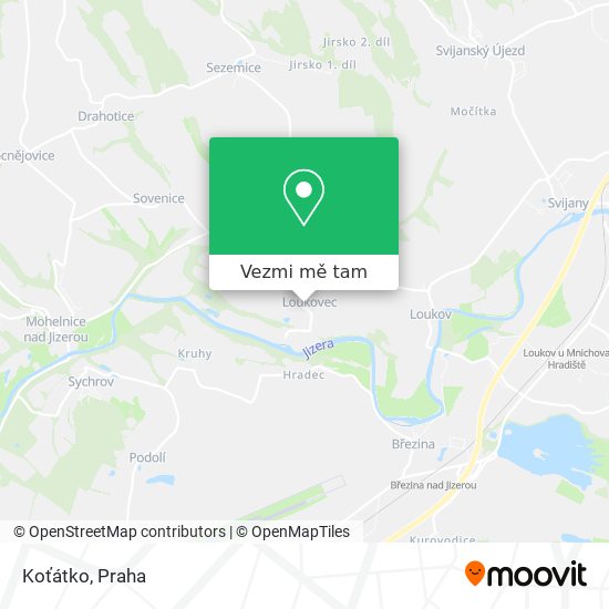 Koťátko mapa