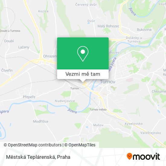 Městská Teplárenská mapa