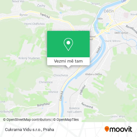 Cukrarna Vidu s.r.o. mapa